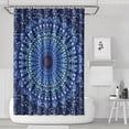 thumbnail image 1 of Waterproof Bohemian Shower Curtain 72x72 Inch Boho Style Polyester Unique Shower Curtain for Bathroom Hotel Home Decor with 12 Plastic Hooks, 1 of 5