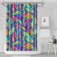 thumbnail image 1 of Waterproof Bohemian Shower Curtain 72x72 Inch Boho Style Polyester Unique Shower Curtain for Bathroom Hotel Home Decor with 12 Plastic Hooks, 1 of 3