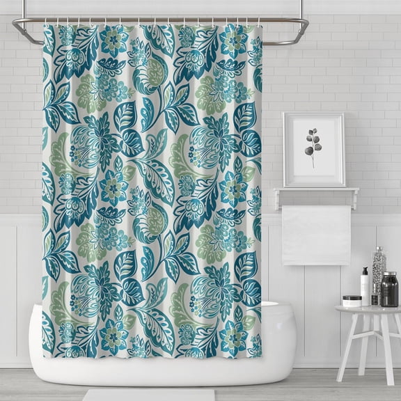 Waterproof Bohemian Shower Curtain 72x72 Inch Boho Style Polyester Unique Shower Curtain for Bathroom Hotel Home Decor with 12 Plastic Hooks