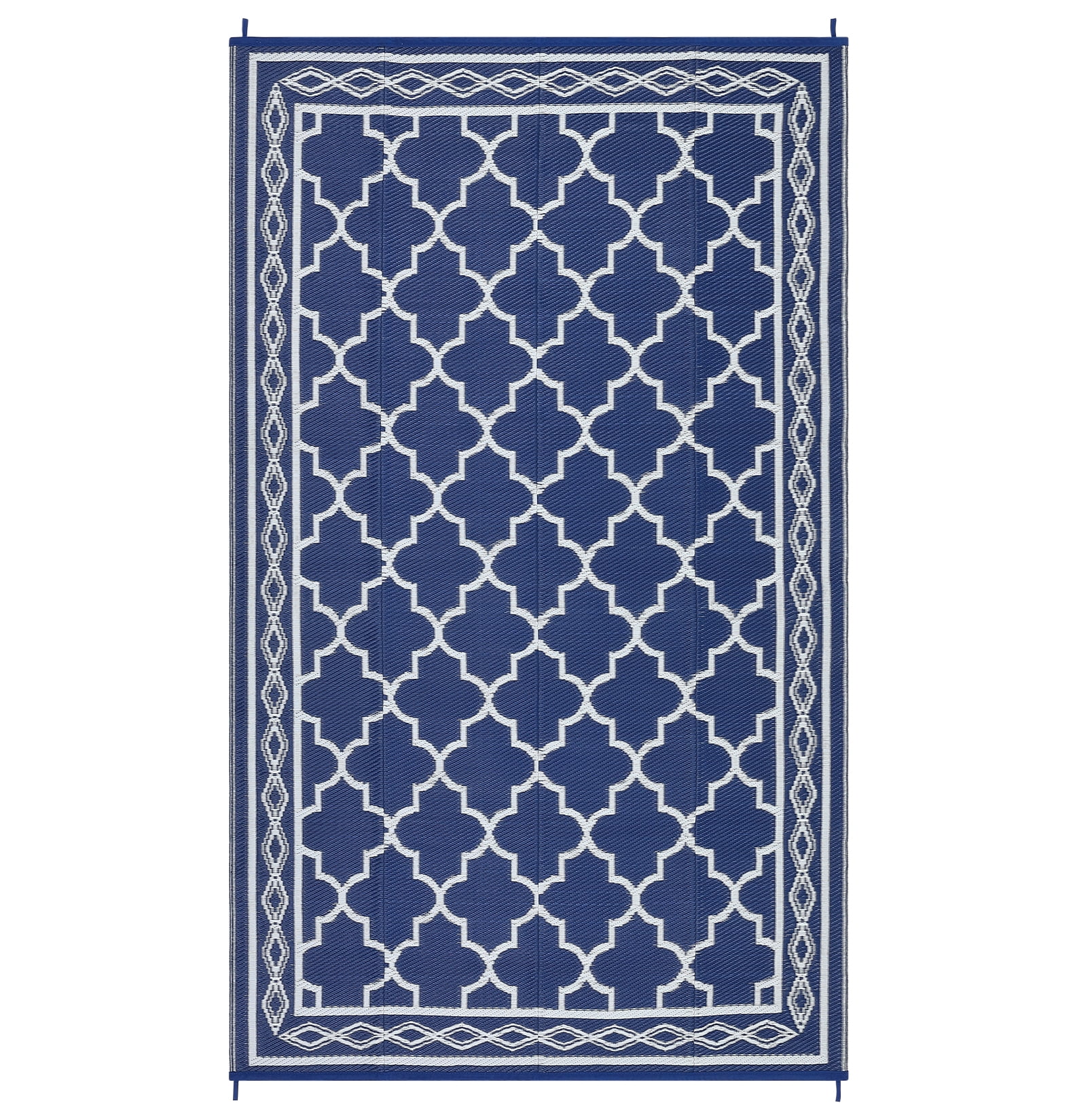 Waterproof Boho Outdoor Rug – Reversible Collapsible Plastic Straw Mat ...