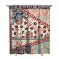 thumbnail image 1 of Waterproof Boho Pieced Patchwork Shower Curtain 72x84 Inch Bohemian Style Polyester Unique Shower Curtain for Bathroom Hotel Home Decor with 12 Plastic Hooks, 1 of 5