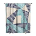 thumbnail image 1 of Waterproof Boho Pieced Patchwork Shower Curtain 72x84 Inch Bohemian Style Polyester Unique Shower Curtain for Bathroom Hotel Home Decor with 12 Plastic Hooks, 1 of 5