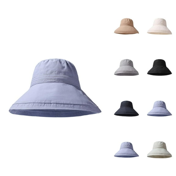 Waterproof Boonie Bucket Hat - Military Style Sun Hat Rain Ladies' Full Sun Hat Women's Summer Outdoor Sun Hat