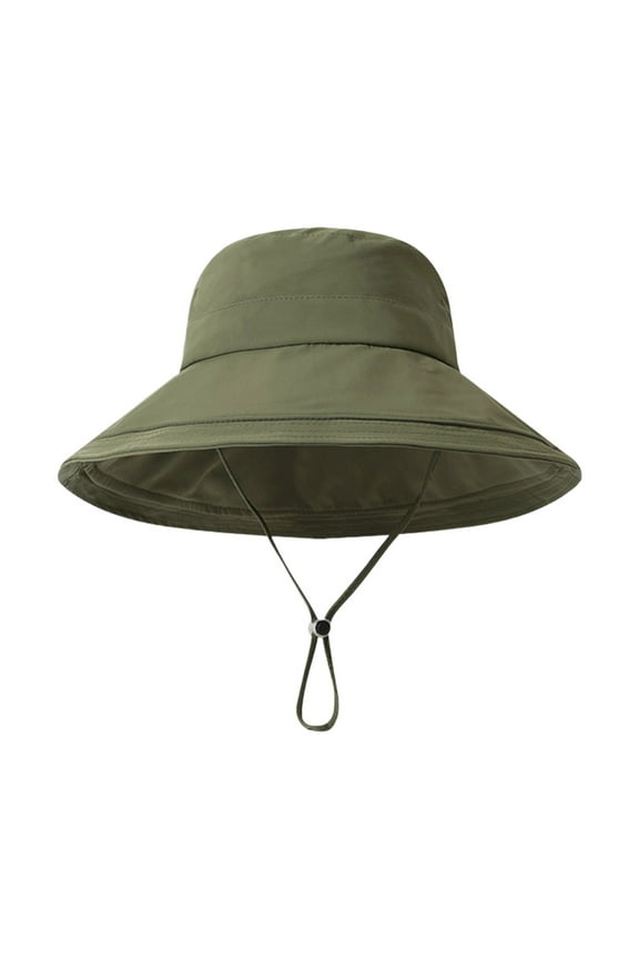 Waterproof Boonie Bucket Hat - Military Style Sun Hat Rain Trendy Bucket Hats For Men Women Unisex Casual Outdoor Summer Sun Hat Adjustable Drawstring Breathable Lightweight Comfortable