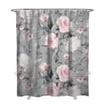 thumbnail image 1 of Waterproof Botanical Leaves Floral Shower Curtain 72x84 Inch Boho Style Polyester Unique Shower Curtain for Bathroom Hotel Home Decor with 12 Plastic Hooks, 1 of 5