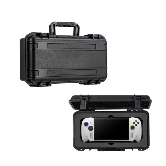 Waterproof Box Case for Rog Xbox Ally/Ally X Game Console Hard Shell Storage Bag,Shockproof Waterproof (Black)