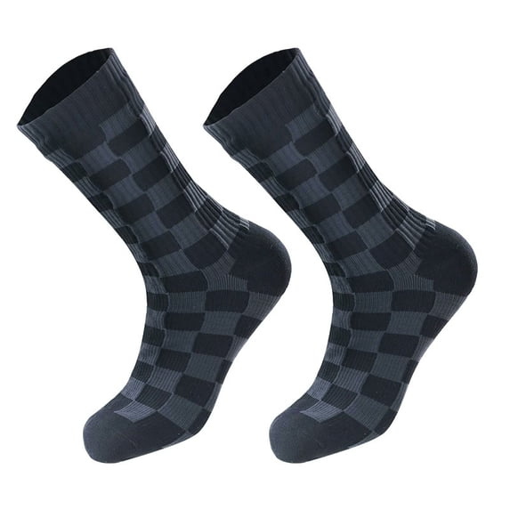 Waterproof Breathable Hiking Socks, 3-Layer Moisture-Wicking Crew Socks with Reinforced Heel for Trekking, Wading, Fishing & Skiing