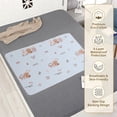 thumbnail image 1 of Waterproof Breathable Mattress Pad - Non-Slip Absorbent Bed Protector - Multipurpose Use for Adult Care & Shared Living Spaces(2#Light Blue), 1 of 6