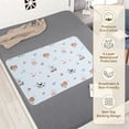 thumbnail image 1 of Waterproof Breathable Mattress Pad - Non-Slip Absorbent Bed Protector - Multipurpose Use for Adult Care & Shared Living Spaces(3#Light Blue), 1 of 6
