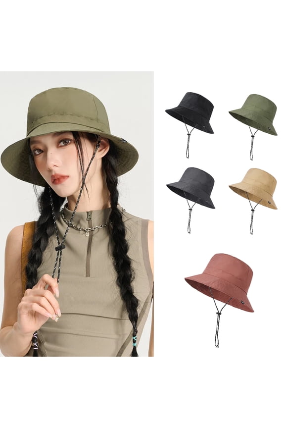 Waterproof Bucket Hat for Woman Men Rain Hat UPF 50+ Sun Hats for Women Packable Outdoor Hiking Safari Fishing Hat
