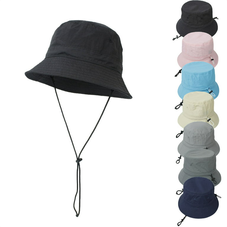 Waterproof Bucket Hat for Women Men Rain Hat UPF 50+ Wide Brim Boonie Sun  Hat Foldable Summer Floppy Beach Fishing Safari Hat 