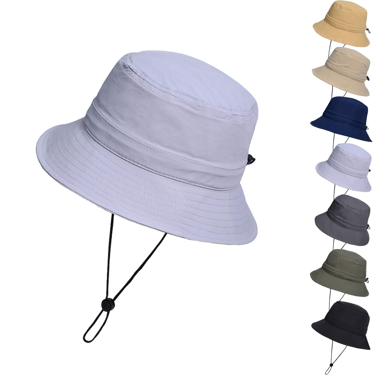 Waterproof Bucket Hat for Women Men Rain Hat UPF 50+ Wide