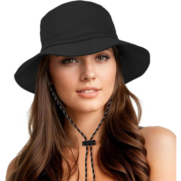 Waterproof Bucket Hat for Women UPF 50 Sun Hat UV Protection Packable Rain Hats for Women Lightweight Hiking Hat
