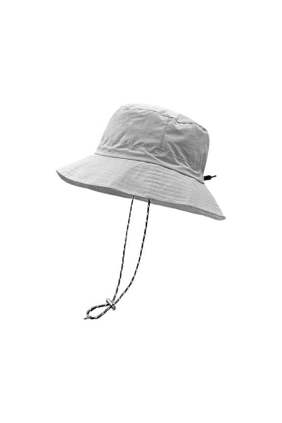 Waterproof Bucket Rain Hat with Chin Strap Quick Dry Packable Boonie Sun Hat Safari Hat UV Protection
