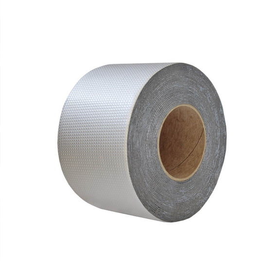 Waterproof Butyl Rubber Aluminum Foil Tape for HVAC Duct Sealing Pipe Repair Roofing Cladding Automotive Windscreen - High Tack Cold Weather Adhesive Weatherproof Sealant Tape 1 Roll