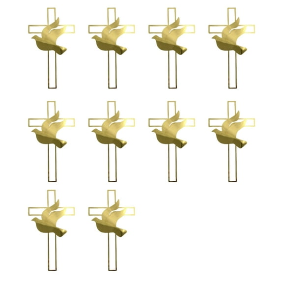 Waterproof Cake Decoration Crossed Doves Cake Insert For Wedding Decoration
