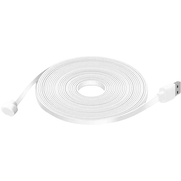 Waterproof Camera Charging Cable Outdoor/Indoor Charging Cable USB Outdoor Long Cable Right Angled USB Power Cable