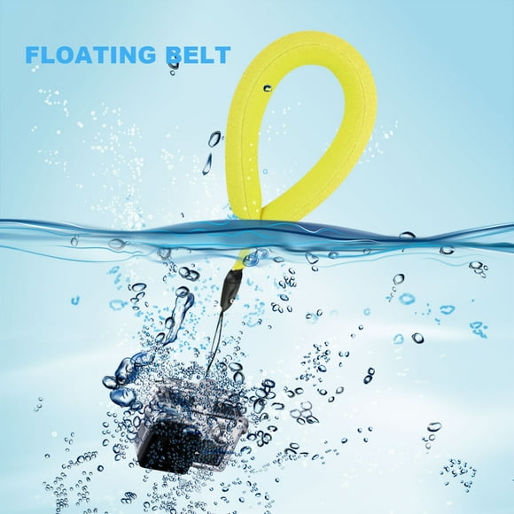 Waterproof Camera Float Float Strap for GoPro Hero12, DJI Action 4, Insta360 Ace Pro, Olympus Tough TG-6 and More Action Cameras and Cell Phones(Yellow)