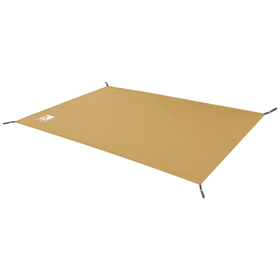 Waterproof Camping Tarp, 82.67 x 70.86 In Tent Footprint Ground Cloth Picnic Mat With Pouch for Camping Beach, Khaki