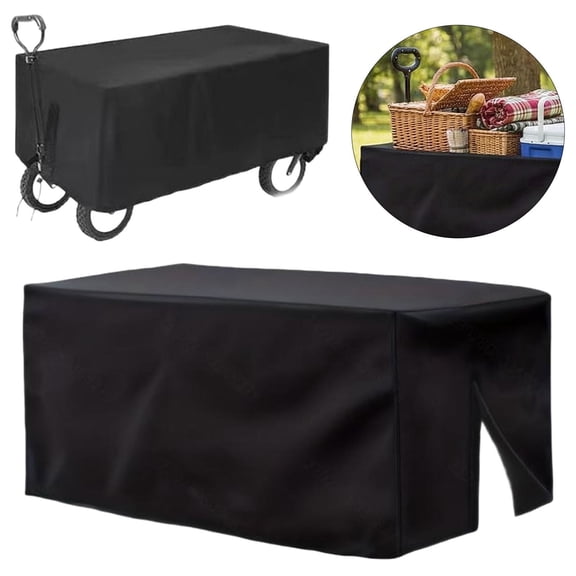 Waterproof Camping Wagon Covert, Waterproof Horse Cart Cover, Large Folding for Outdoor Wagon, Dust Rain Sun Block, for Camping Picnic Gardening