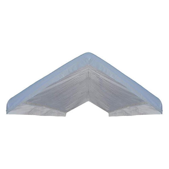 Waterproof Canopy Cover 10x20, White Valance - Heavy Duty Canopy Top Replacement for Parties, Events, Markets - UV Treated, 6oz