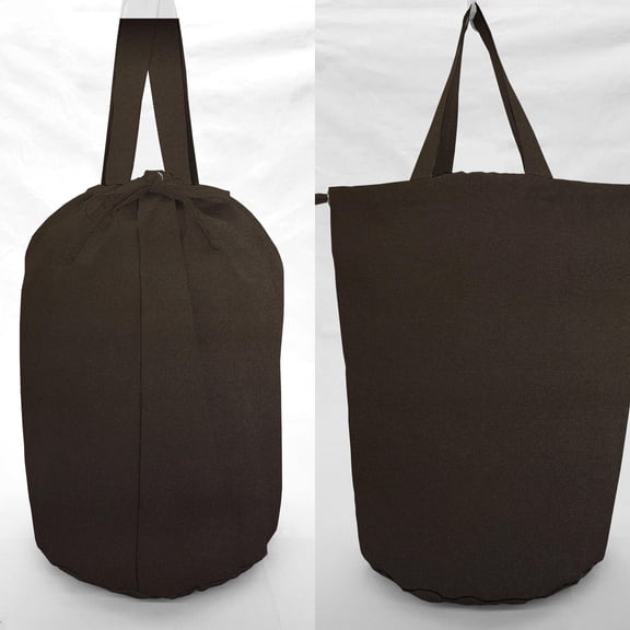 Waterproof Canvas 5 Gallon Carboy Bottle Drawstring Carrier & Cover by Penny's Needful Things (Dark Brown)