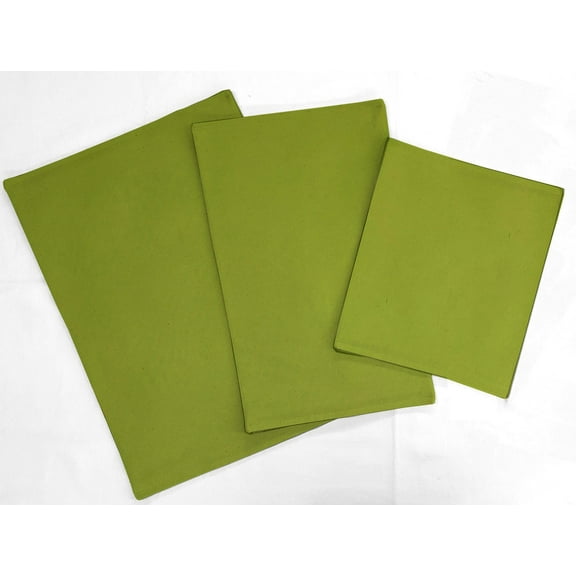 Waterproof Canvas Countertop Appliance Slider Mats by Penny's Needful Things (Lime Green) 3-Pack