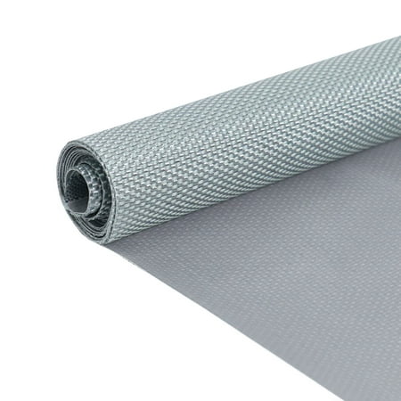 Waterproof Canvas Fabric 1680Denier Heavy Duty Marine Awning Fabric Water-Resistant Cordura Material for Outdoor/Indoor Boat Tent Cushion Covering Silver-Gray 60" x 32"
