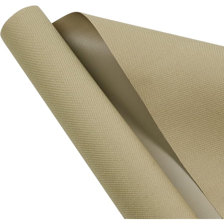 Waterproof Canvas Fabric 600D Marine Awning Outdoor Fabric Cordura Water-Resistant Material PVC Backing for Sunbrella Tent Cushion Boat 60in Wide - Khaki