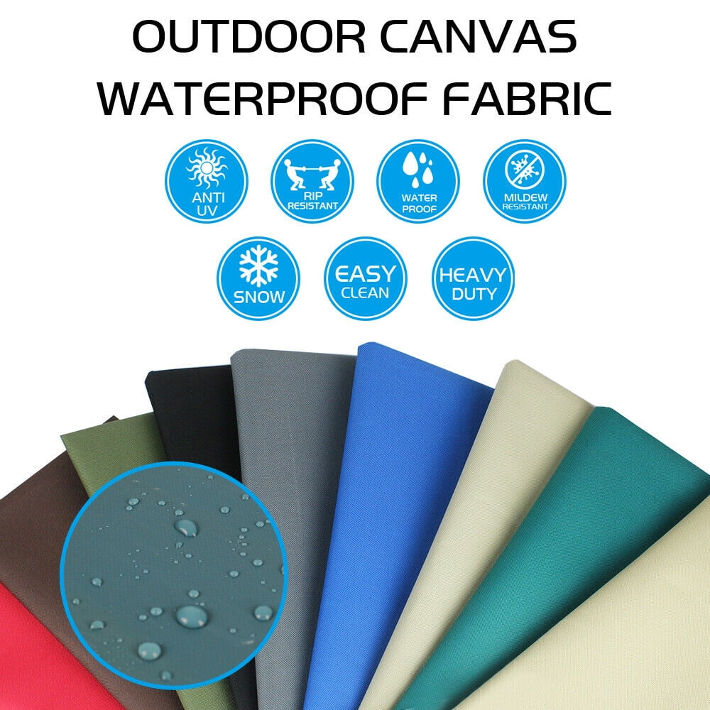 Waterproof Canvas Fabric Material 600 Denier Thick Heavy Duty Choose