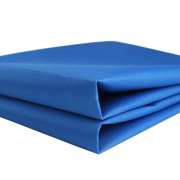 Waterproof Canvas Fabric Outdoor Cover Polyester Surface & PVC Coated Backing Blue