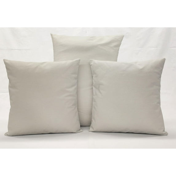 Waterproof Canvas Pillowcase / Pillow Cover by Penny's Needful Things (24 x 24) (Ivory)