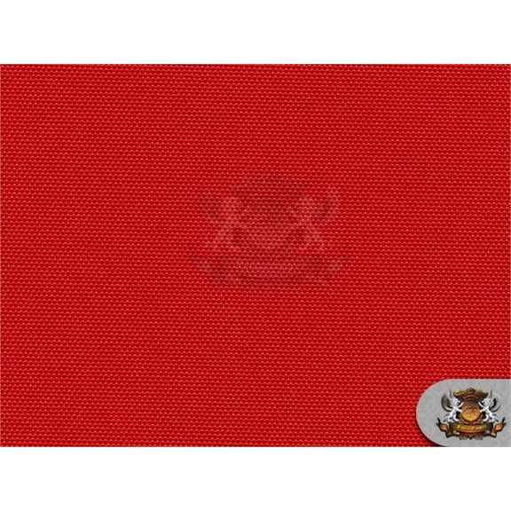 Waterproof Canvas Solid RED Indoor Outdoor Fabric / 60" Wide / Sold by the yard