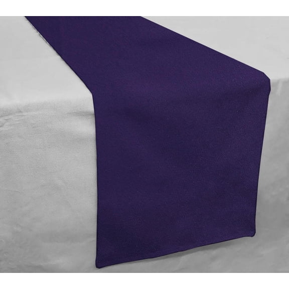 Waterproof Canvas Table Runner by Penny's Needful Things (8 Feet Long - STRAIGHT) (Purple)