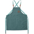 thumbnail image 1 of lanema Professional Work Apron Heavy Duty Canvas Apron For Coffee Shop Salon Gardening, 1 of 12