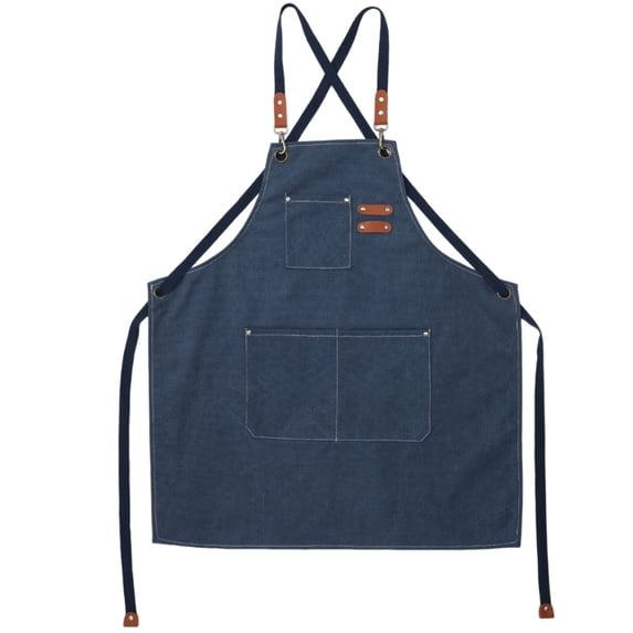 lanema Professional Work Apron Heavy Duty Canvas Apron For Coffee Shop Salon Gardening