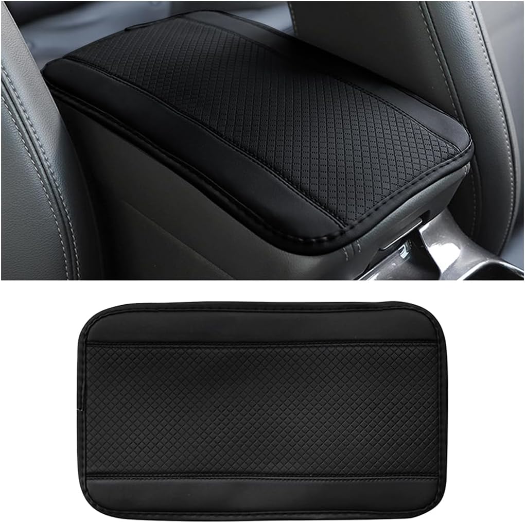 Waterproof Car Armrest Seat Box Cover Comfortable Leather Universal for ...