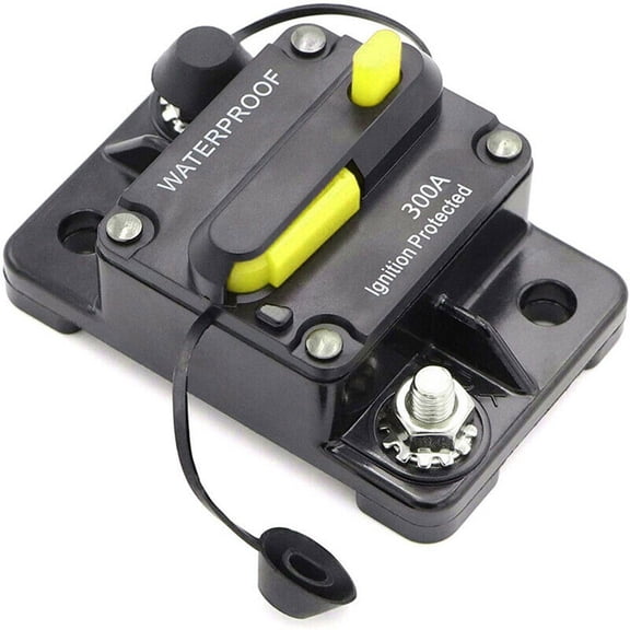 Waterproof Car Circuit Breaker Fuse Re Set 30-300 Amp 12V-48V DC Car Boat Auto