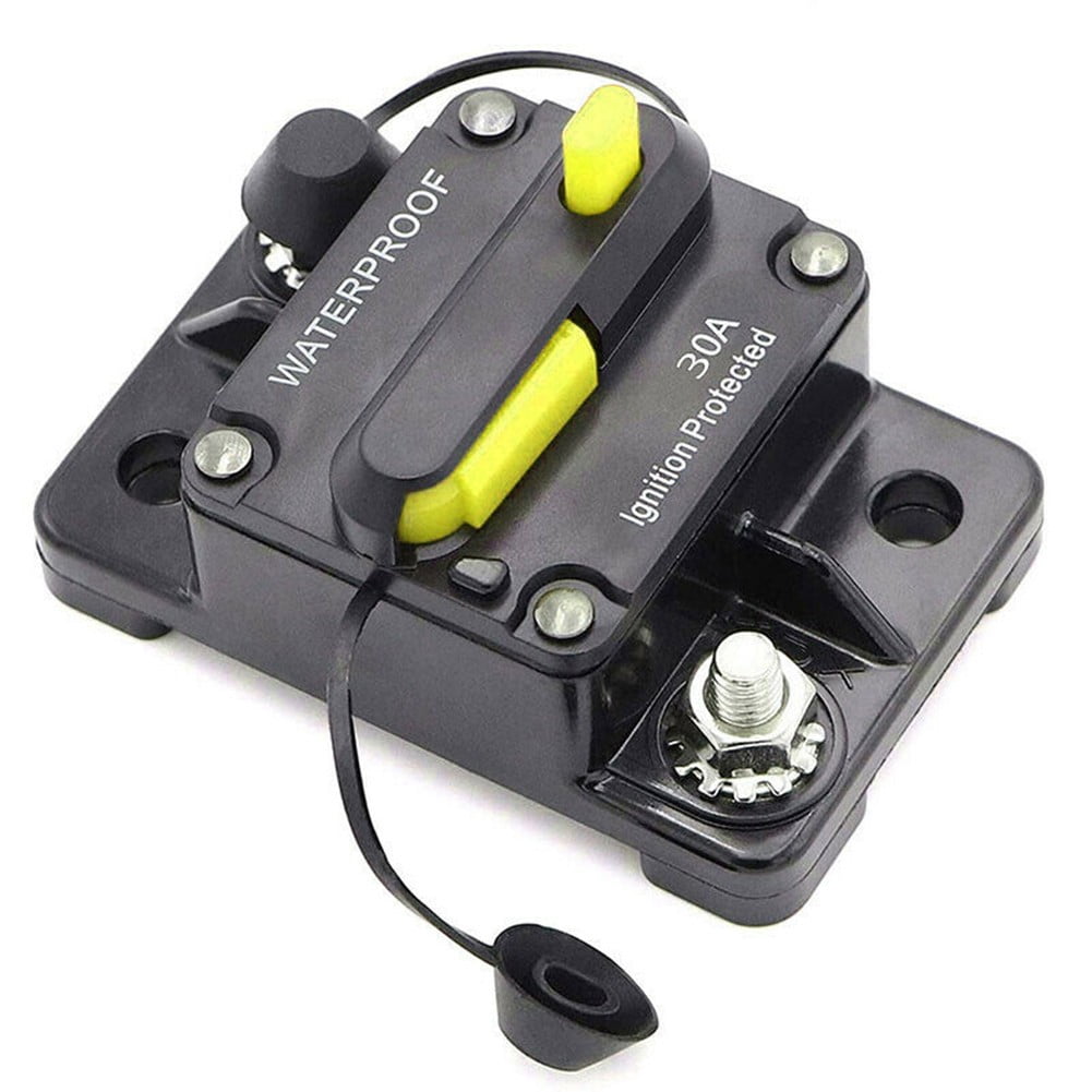 Waterproof Car Circuit Breaker Fuse Reset 30-300 Amp 12V-48V Dc Car Boat Auto