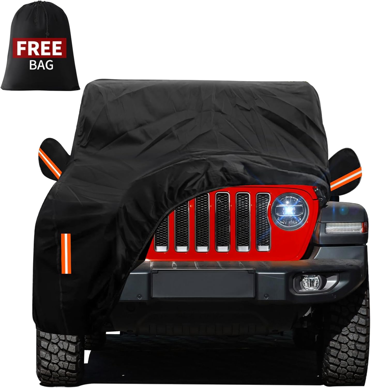Waterproof Car Cover for Jeep Wrangler 2 Door 19872024 JK JL TJ YJ CJ