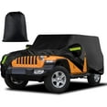 thumbnail image 1 of Waterproof Car Cover for Jeep Wrangler 2 Door 1987-2025 JK JL CJ YJ TJ Outdoor Sun Rain Snow Hail Protection with Driver Door Zipper, 1 of 7