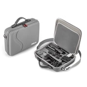 Waterproof Carrying Case for GoPro Hero 13/12/11/10/9   Portable PU Leather Protective Bag with Adjustable Compartments & Shoulder Strap