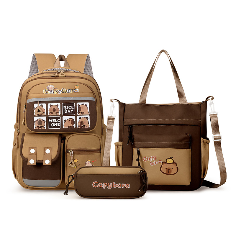 Waterproof Cartoon Backpack Large Capacity Alleviate Burden School Bag ...