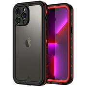 حافظة مقاومة للماء لأجهزة Apple iPhone 13 Pro ، سلسلة BEASTEK Clear Back TRE ، حافظة معتمدة من IP68 مقاومة للصدمات تحت الماء ، مع غطاء واقي مدمج للشاشة مع هيكل حماية متين كامل ، 6.1 بوصة