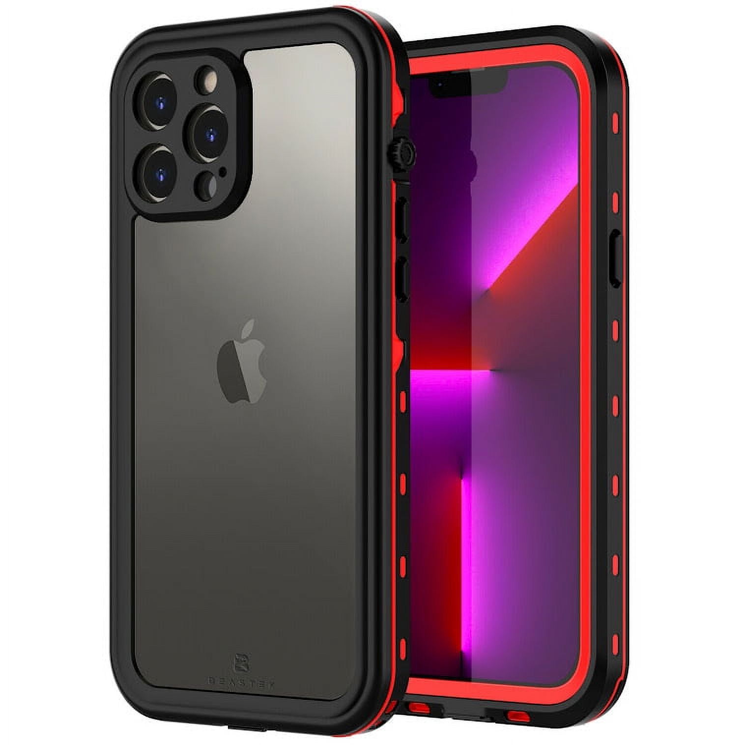 Waterproof Case for Apple iPhone 13 Pro Max, BEASTEK Clear Back TRE Series, Shockproof Underwater IP68 Certified Case, with Built-in Screen Protector Waterproof Case for Apple iPhone 13 Pro Max, BEASTEK Clear Back TRE Series, Shockproof Underwater IP68 Certified Case, with Built-in Screen Protector