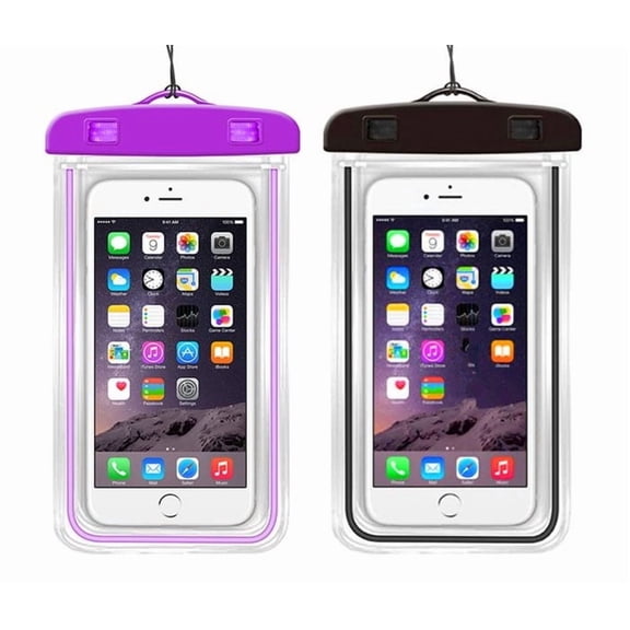 Waterproof Case Compatible With Google Pixel 6/7/8/9/10 Pro, 9/10 Pro XL - 2 Pieces Underwater Bag For Pool Sea Floating Cover Touch