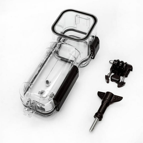 Waterproof Case Compatible for DJI Pocket 3, Underwater 45m Housing Shell Cover for Action Sports Camera Underwater Diving Protective Case Frame