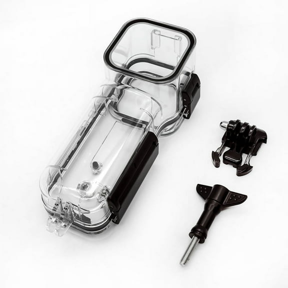 Waterproof Case Compatible for DJI Pocket 3, Underwater 45m Housing Shell Cover for Action Sports Camera Underwater Diving Protective Case Frame