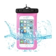 thumbnail image 1 of Waterproof Case For 4.7 Inches Devices With Floating Adjustable Wrist Strap In Hot Pink, 1 of 4