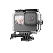 Waterproof Case for GoPro Hero 12 Hero 11 Hero 10 Hero 9 Black, Underwater Dive Case Housing Shell Supports 60M/196FT Deep Diving Scuba Snorkeling with Bracket Screw GoPro Accessories